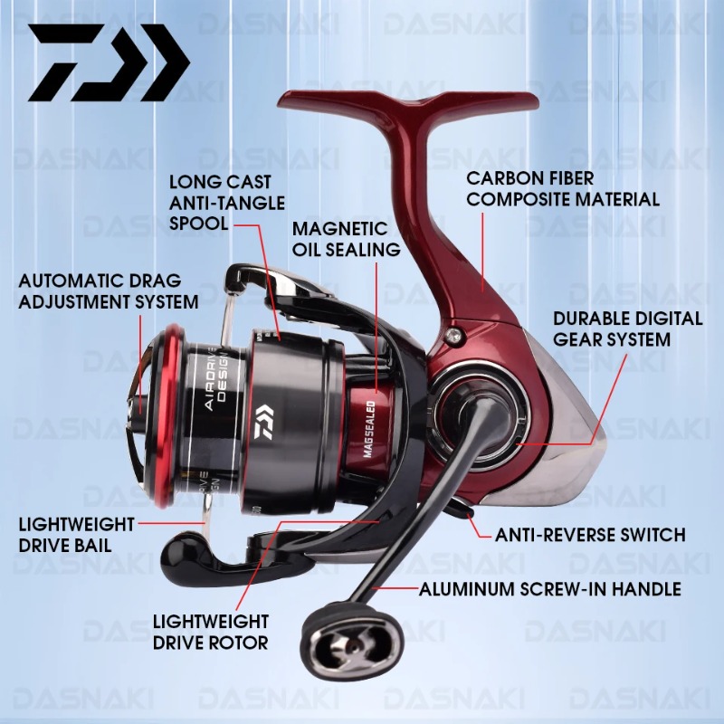 Orijinal DAIWA Balıkçılık Spin - Daiwa Reel Fuego incelemesi ve fiyatı